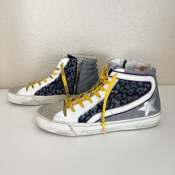 GGDB Golden Goose Deluxe Brand slide high top sneakers with star size 37 - Picture 17 of 17